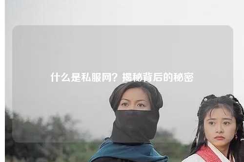 什么是私服网？揭秘背后的秘密